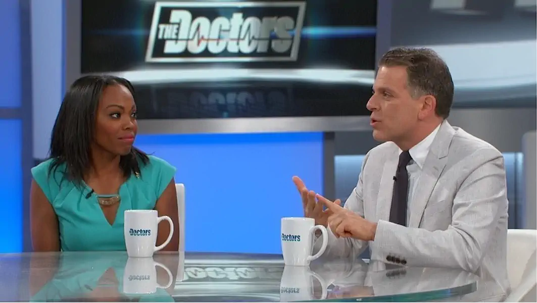 The Doctors TV Show - Dr Goodman & Tyrica in Studio