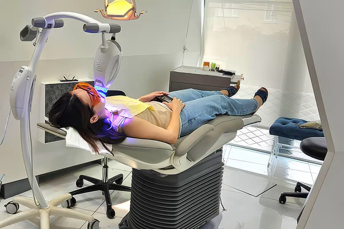 Professional teeth whitening by Dr. Joseph Goodman