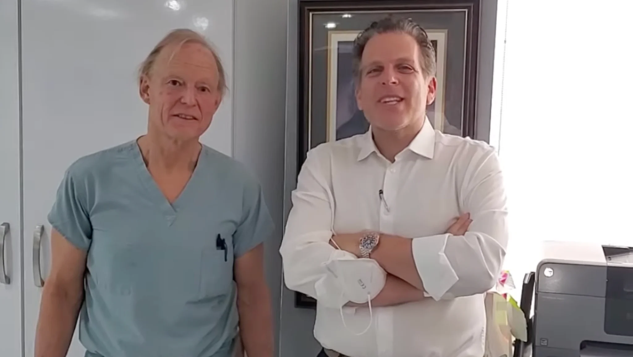 Dr. Goodman and Thomas Einstein anesthesiologist in beverly hills