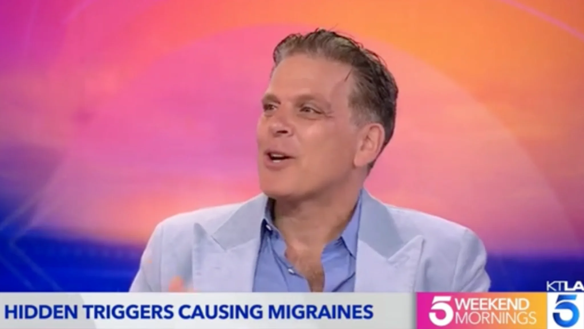 hidden triggers causing migraines Dr. Goodman on channel 5 weekend mornings